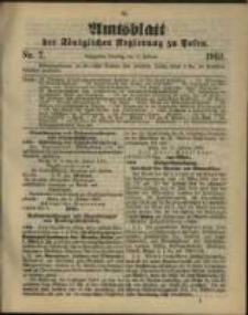Amtsblatt der K&ouml;niglichen Regierung zu Posen. 1903.02.17 Nro.7