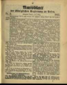 Amtsblatt der K&ouml;niglichen Regierung zu Posen. 1903.03.03 Nro.9