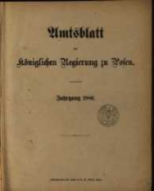 Amtsblatt der Königlichen Regierung zu Posen. 1880.01.06 Nro.1