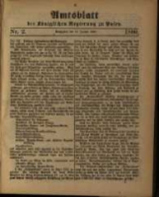 Amtsblatt der K&ouml;niglichen Regierung zu Posen. 1880.01.13 Nro.2