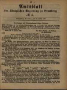 Amtsblatt der K&ouml;niglichen Regierung zu Posen. 1880.01.30 Nro.5