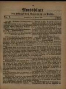 Amtsblatt der Königlichen Regierung zu Posen. 1880.02.17 Nro.7