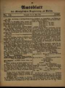 Amtsblatt der Königlichen Regierung zu Posen. 1880.03.23 Nro.12