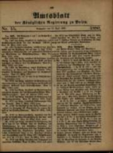 Amtsblatt der K&ouml;niglichen Regierung zu Posen. 1880.04.13 Nro.15