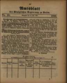 Amtsblatt der Königlichen Regierung zu Posen. 1880.05.18 Nro.20