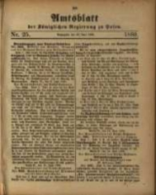 Amtsblatt der Königlichen Regierung zu Posen. 1880.06.22 Nro.25