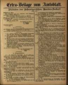 Extra=Beilage zum Amtsblatt
