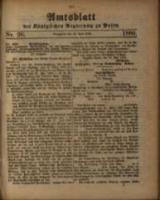 Amtsblatt der K&ouml;niglichen Regierung zu Posen. 1880.06.29 Nro.26