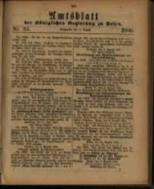 Amtsblatt der Königlichen Regierung zu Posen. 1880.08.17 Nro.33