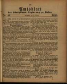 Amtsblatt der K&ouml;niglichen Regierung zu Posen. 1880.10.12 Nro.41