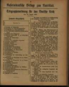 Au&szlig;erordentliche Beilage zum Amtsblatt