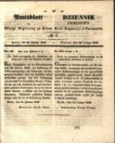 Amtsblatt der K&ouml;niglichen Regierung zu Posen. 1846.02.24 Nro.8
