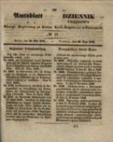 Amtsblatt der K&ouml;niglichen Regierung zu Posen. 1846.05.26 Nro.21