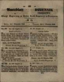 Amtsblatt der K&ouml;niglichen Regierung zu Posen. 1846.09.01 Nro.35