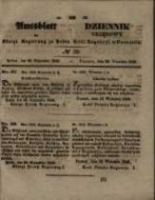 Amtsblatt der K&ouml;niglichen Regierung zu Posen. 1846.09.29 Nro.39