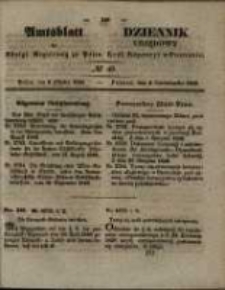 Amtsblatt der K&ouml;niglichen Regierung zu Posen. 1846.10.06 Nro.40