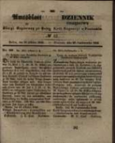 Amtsblatt der Königlichen Regierung zu Posen. 1846.10.20 Nro.42