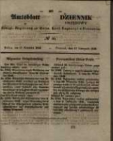 Amtsblatt der Königlichen Regierung zu Posen. 1846.11.17 Nro.46
