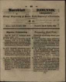 Amtsblatt der K&ouml;niglichen Regierung zu Posen. 1846.12.08 Nro.49