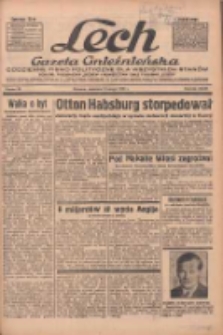 Lech.Gazeta Gnieźnieńska: codzienne pismo polityczne dla wszystkich stan&oacute;w. Dodatki: tygodniowy "Lechita" i powieściowy oraz dwutygodnik "Leszek" 1936.02.09 R.36 Nr33
