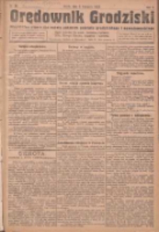 Orędownik Grodziski: niezależne pismo dla rodzin polskich powiatu grodziskiego i nowotomyskiego : organ centralny dla miast: Grodziska, Opalenicy, Buku, Nowego Tomyśla, Zbaszynia i Lw&oacute;wka 1923.11.03 R.5 Nr86