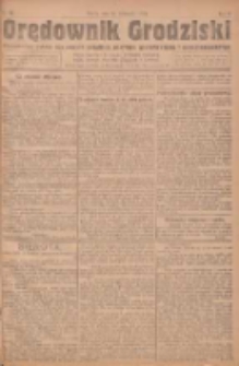 Orędownik Grodziski: niezależne pismo dla rodzin polskich powiatu grodziskiego i nowotomyskiego : organ centralny dla miast: Grodziska, Opalenicy, Buku, Nowego Tomyśla, Zbaszynia i Lw&oacute;wka 1923.11.21 R.5 Nr91