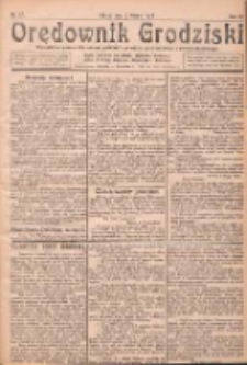 Orędownik Grodziski: niezależne pismo dla rodzin polskich powiatu grodziskiego i nowotomyskiego : organ centralny dla miast: Grodziska, Opalenicy, Buku, Nowego Tomyśla, Zbaszynia i Lw&oacute;wka 1924.03.01 R.6 Nr17