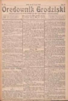 Orędownik Grodziski: niezależne pismo dla rodzin polskich powiatu grodziskiego i nowotomyskiego : organ centralny dla miast: Grodziska, Opalenicy, Buku, Nowego Tomyśla, Zbaszynia i Lw&oacute;wka 1924.03.05 R.6 Nr18