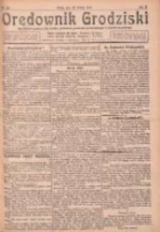 Orędownik Grodziski: niezależne pismo dla rodzin polskich powiatu grodziskiego i nowotomyskiego : organ centralny dla miast: Grodziska, Opalenicy, Buku, Nowego Tomyśla, Zbaszynia i Lw&oacute;wka 1924.03.12 R.6 Nr20