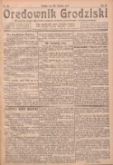 Orędownik Grodziski: niezależne pismo dla rodzin polskich powiatu grodziskiego i nowotomyskiego : organ centralny dla miast: Grodziska, Opalenicy, Buku, Nowego Tomyśla, Zbaszynia i Lw&oacute;wka 1924.04.26 R.6 Nr33
