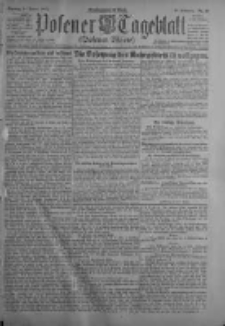 Posener Tageblatt (Posener Warte) 1923.01.14 Jg.62 Nr10