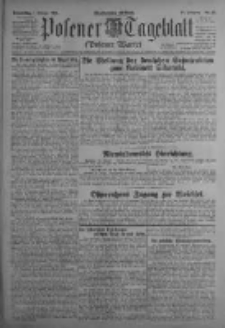Posener Tageblatt (Posener Warte) 1923.02.01 Jg.62 Nr25