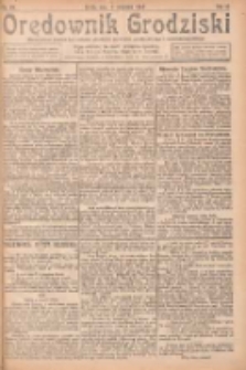 Orędownik Grodziski: niezależne pismo dla rodzin polskich powiatu grodziskiego i nowotomyskiego : organ centralny dla miast: Grodziska, Opalenicy, Buku, Nowego Tomyśla, Zbaszynia i Lw&oacute;wka 1924.09.10 R.6 Nr72