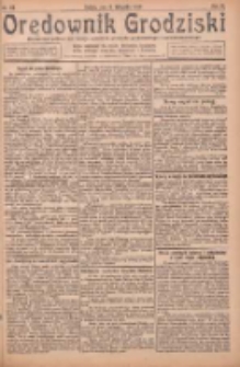 Orędownik Grodziski: niezależne pismo dla rodzin polskich powiatu grodziskiego i nowotomyskiego : organ centralny dla miast: Grodziska, Opalenicy, Buku, Nowego Tomyśla, Zbaszynia i Lwówka 1924.11.08 R.6 Nr89