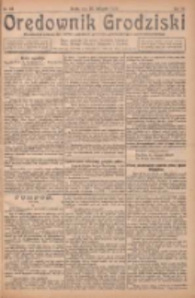 Orędownik Grodziski: niezależne pismo dla rodzin polskich powiatu grodziskiego i nowotomyskiego : organ centralny dla miast: Grodziska, Opalenicy, Buku, Nowego Tomyśla, Zbaszynia i Lw&oacute;wka 1924.11.26 R.6 Nr94
