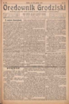 Orędownik Grodziski: niezależne pismo dla rodzin polskich powiatu grodziskiego i nowotomyskiego : organ centralny dla miast: Grodziska, Opalenicy, Buku, Nowego Tomyśla, Zbaszynia i Lw&oacute;wka 1924.12.20 R.6 Nr101