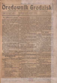Orędownik Grodziski: niezależne pismo dla rodzin polskich powiatu grodziskiego i nowotomyskiego : organ centralny dla miast: Grodziska, Opalenicy, Buku, Nowego Tomyśla, Zbaszynia i Lw&oacute;wka 1925.01.03 R.7 Nr1