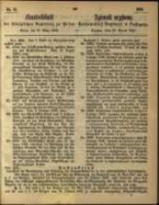 Amtsblatt der K&ouml;niglichen Regierung zu Posen. 1866.03.20 Nro.12