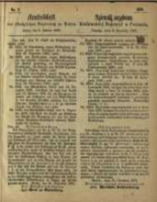 Amtsblatt der K&ouml;niglichen Regierung zu Posen. 1866.01.09 Nro.2