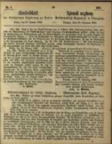Amtsblatt der K&ouml;niglichen Regierung zu Posen. 1866.01.30 Nro.5