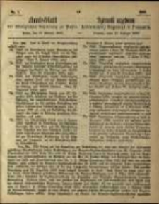 Amtsblatt der K&ouml;niglichen Regierung zu Posen. 1866.02.13 Nro.7