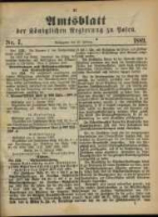 Amtsblatt der K&ouml;niglichen Regierung zu Posen. 1889.02.12 Nro.7