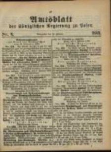 Amtsblatt der K&ouml;niglichen Regierung zu Posen. 1889.02.19 Nro.8