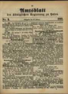 Amtsblatt der K&ouml;niglichen Regierung zu Posen. 1889.02.26 Nro.9