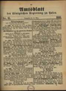 Amtsblatt der Königlichen Regierung zu Posen. 1889.03.26 Nro.13