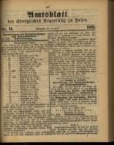 Amtsblatt der K&ouml;niglichen Regierung zu Posen. 1889.04.16 Nro.16