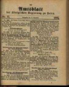 Amtsblatt der Königlichen Regierung zu Posen. 1889.09.10 Nro.37