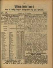 Amtsblatt der K&ouml;niglichen Regierung zu Posen. 1889.09.17 Nro.38