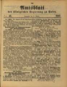 Amtsblatt der K&ouml;niglichen Regierung zu Posen. 1889.10.22 Nro.43