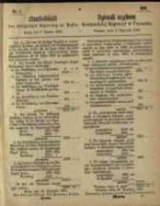 Amtsblatt der Königlichen Regierung zu Posen. 1866.01.02 Nro.1